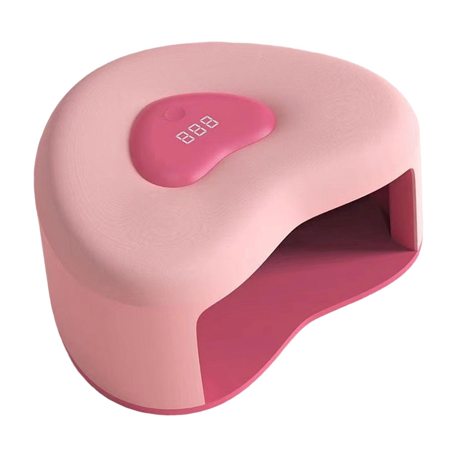 LED Nail Lamp 280W Professional Nail Tools Quick Drying Pink Nail Dryer for Home DIY