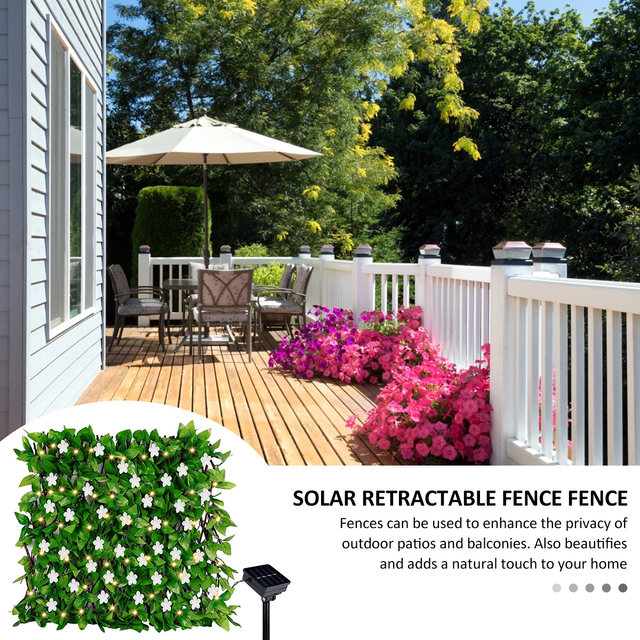 Retractable deals garden fence