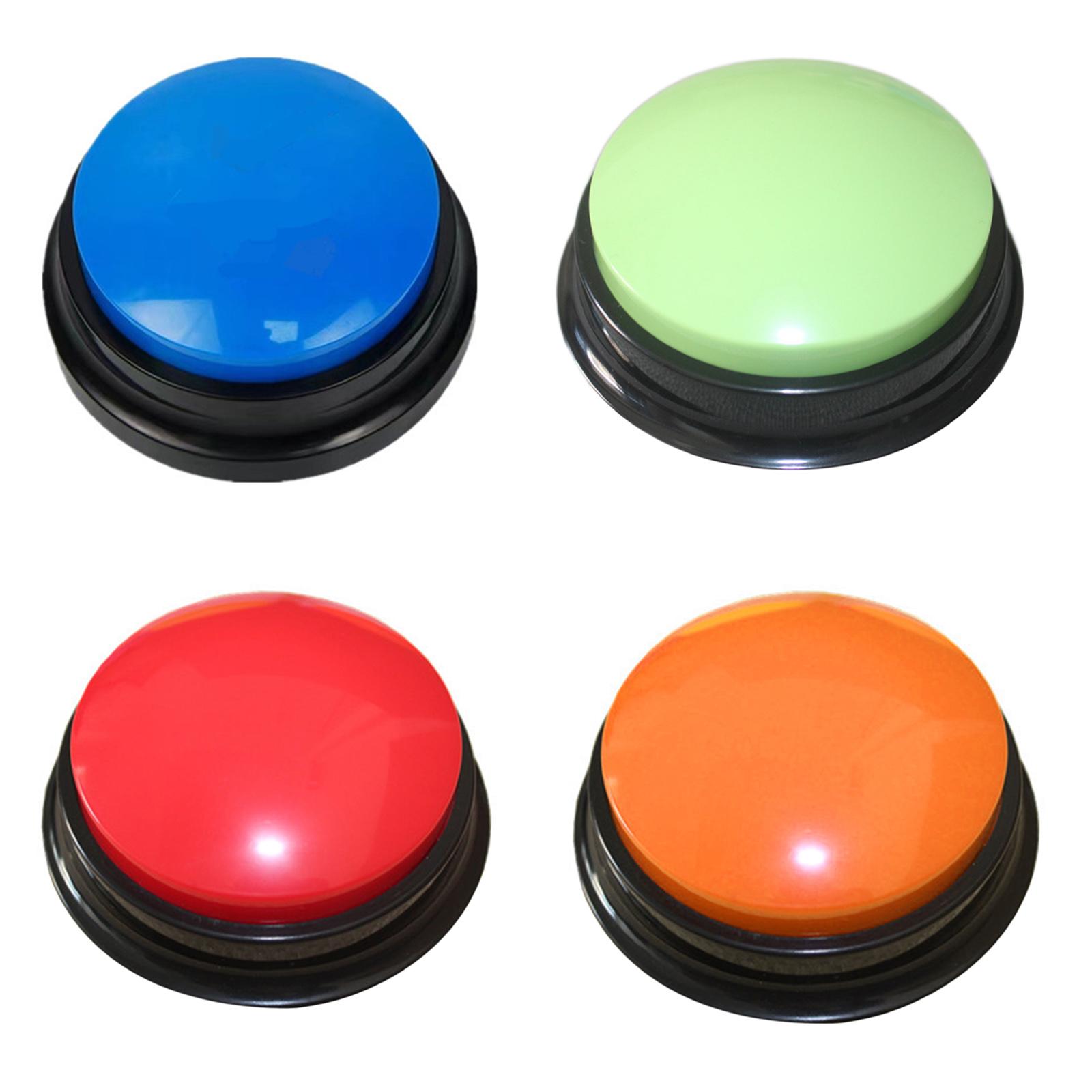 Recordable Talking Button  Sound Button Answer Buzzers Prank Toy for Home Game Boys Girls Kids Children Baby Toddlers