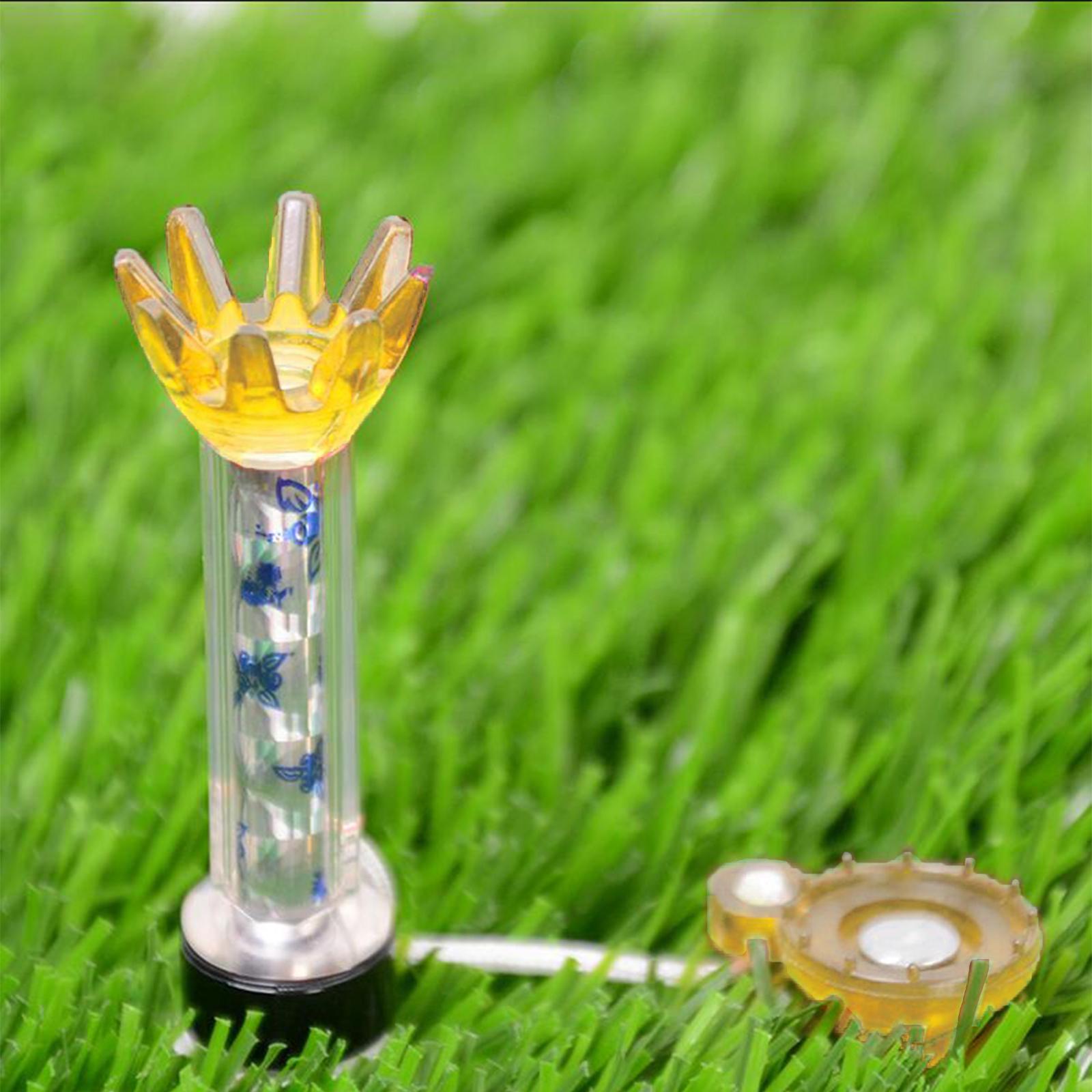 Magnetic Golf Tee 8-Prongs Ball Holder Hitting 360° Rotation Crown Tees Golfer Practice