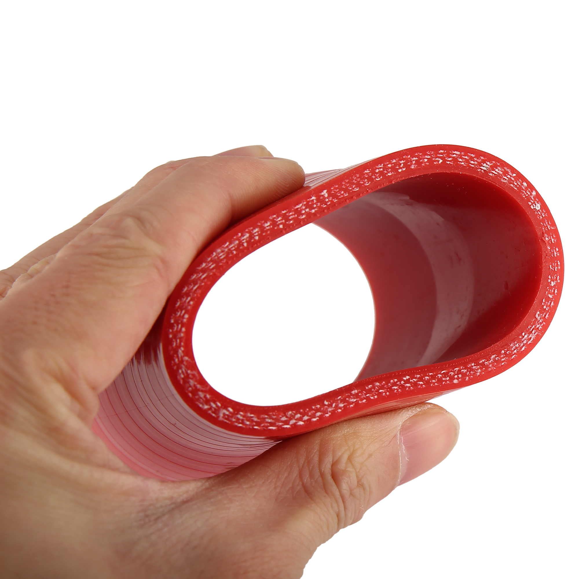 Uxcell 51–57 mm 51–63 mm 51–76 mm Innendurchmesser, gerader Silikon-Reduzierschlauch, Silikonschlauchkupplung, Ladeluftkühlerrohr, rot, für Auto-Ladeluftkühler – Detail 5