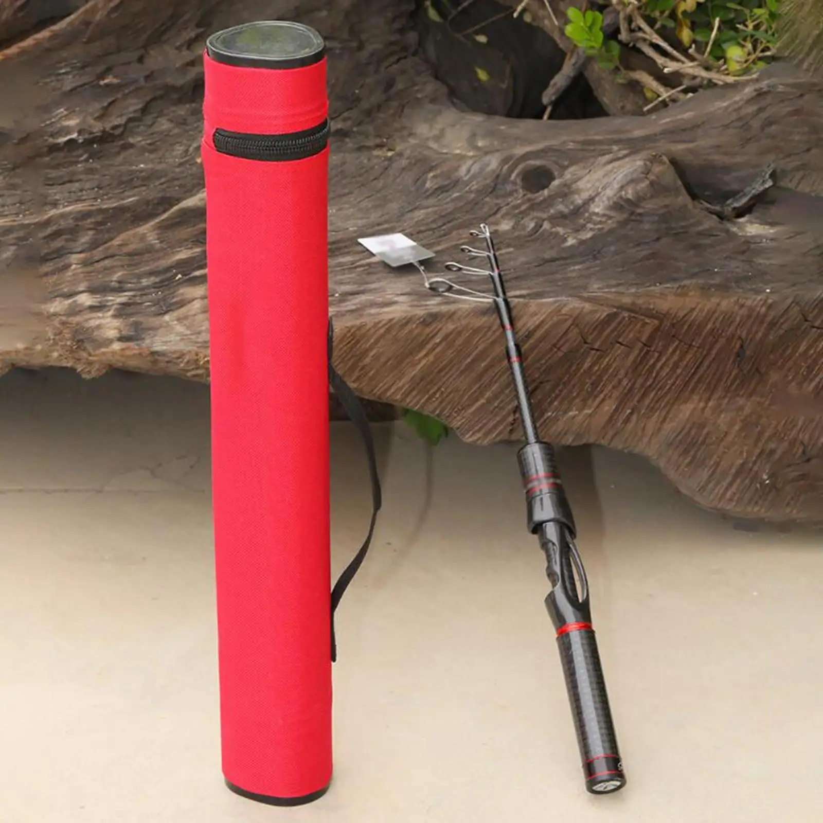 Fly Fishing Rods Case Protector Protective Cover Fishing Gear with Shoulder