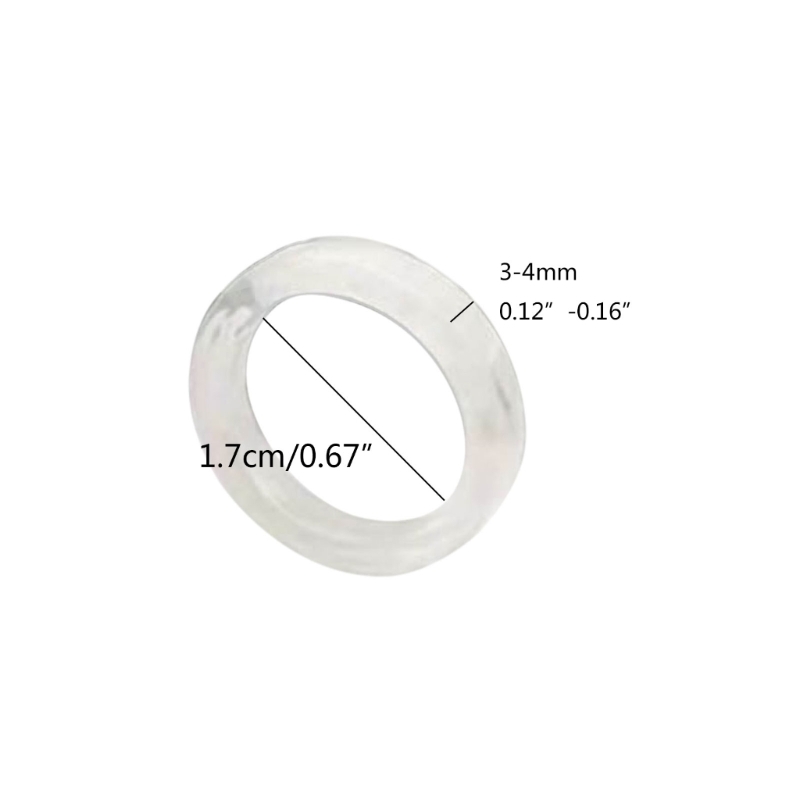 Stile moda 2025 2x resina acrilica colorata Y2K accessori moda, ventagli, regali fai da te, anelli, gioielli, anelli semplici_voghion.com