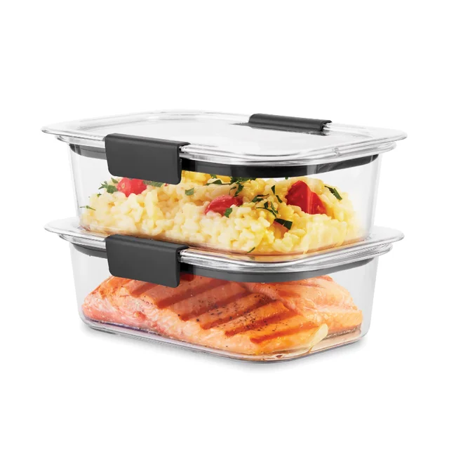 Rubbermaid Brilliance Container with Lid Deep Medium 4.7 Cups - 1