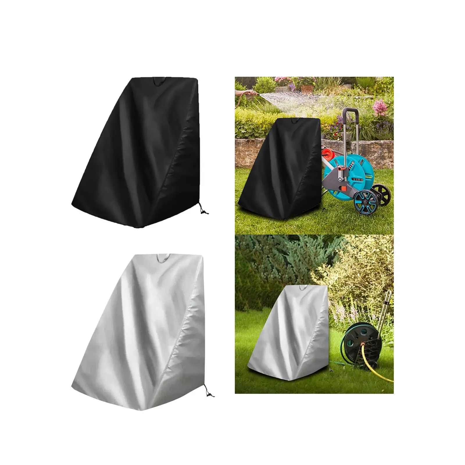 Hose Reel Covers Lawn Patio Accs Hose Reel Cart Cover for Hose Reel Holder Home Rewind Hose Storage Rack Water Pipe Holder Stand