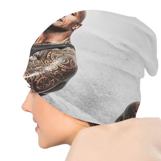 Sobrancelha Meme Dwayne The Rock Johnson Bonnet Chapéus Moda Malha Chapéu  Para Homens Mulheres Outono Inverno Quente Skullies Gorros Caps - AliExpress