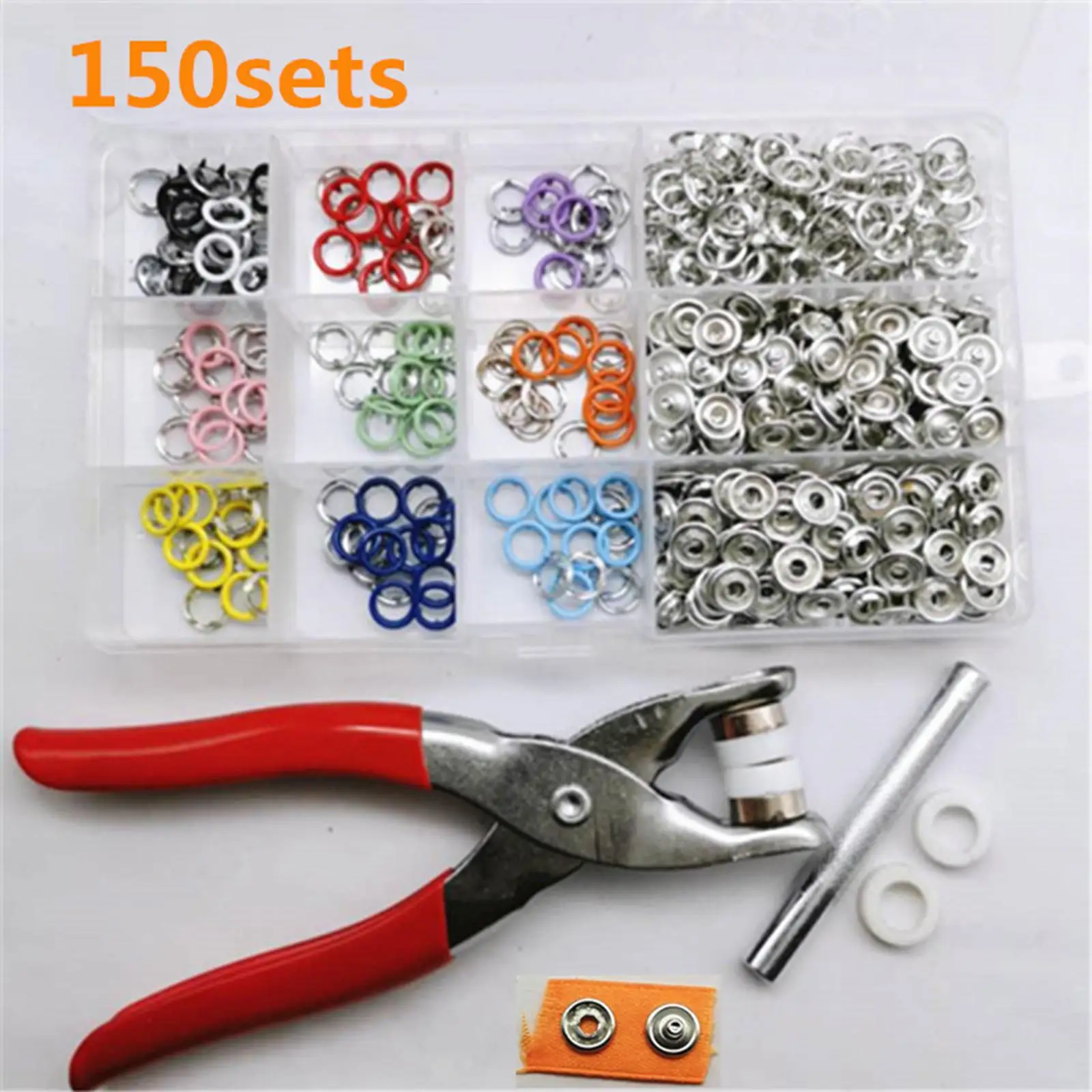 Snap Fasteners Set Hollow Snaps Crafting Crafts Sewing for Shirts Clothes