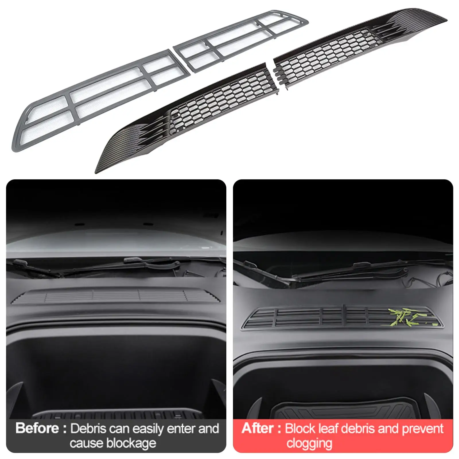 Compatible with Model  Intake Grille  Cover ABS Plastic  Vent Intake Air Conditioning Grille Inlet Accessories