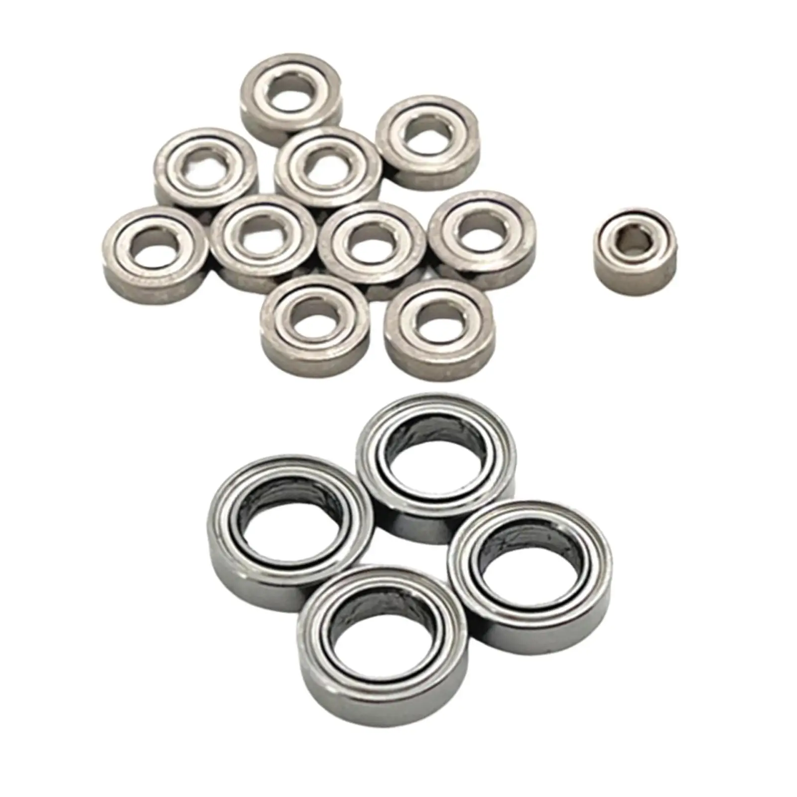 15 Pieces Metal Upgraded Ball Bearings for Wltoys 1/28 Scale RC Car Crawler