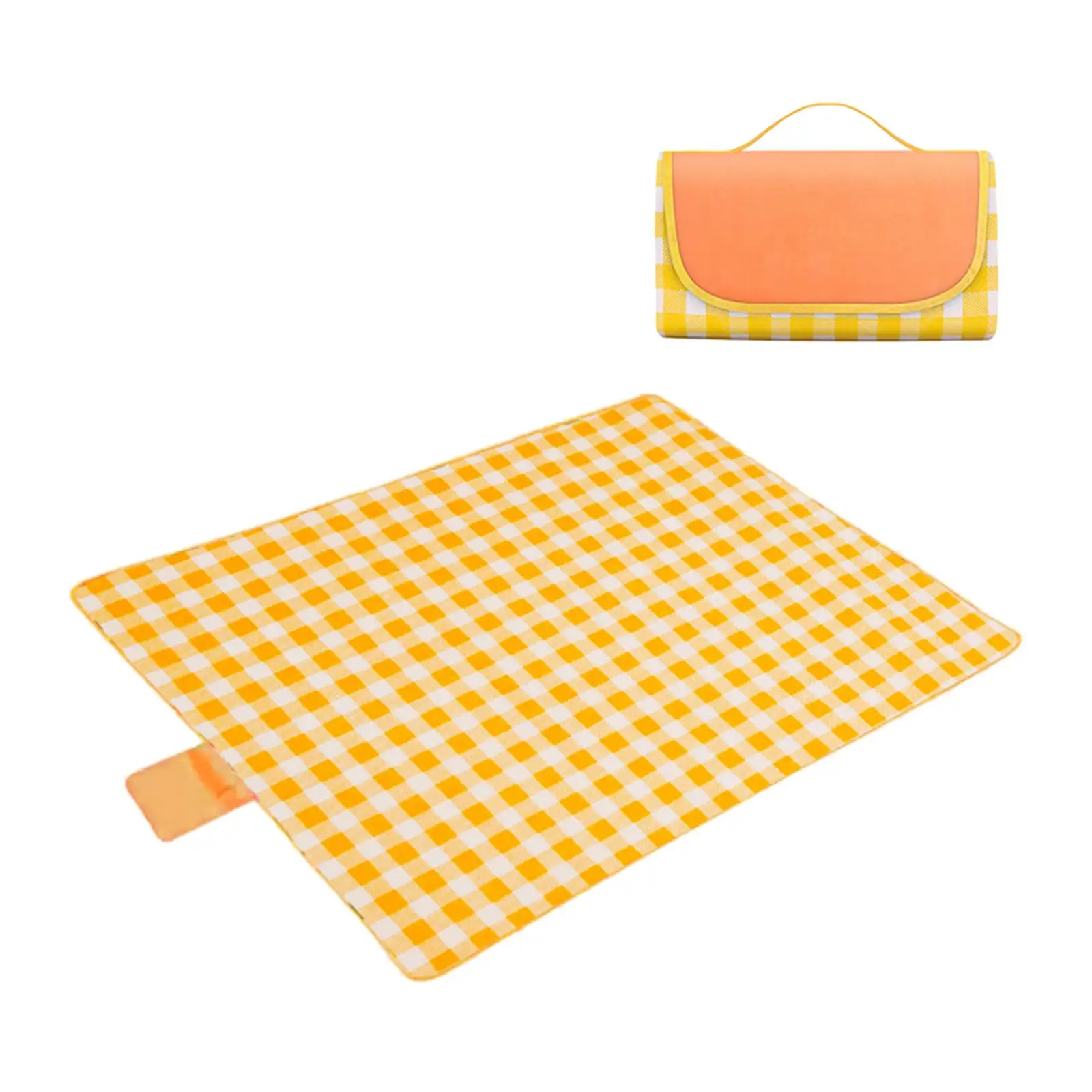 Large Picnic Outdoor Blanket with Portable Handle for travel Camping
