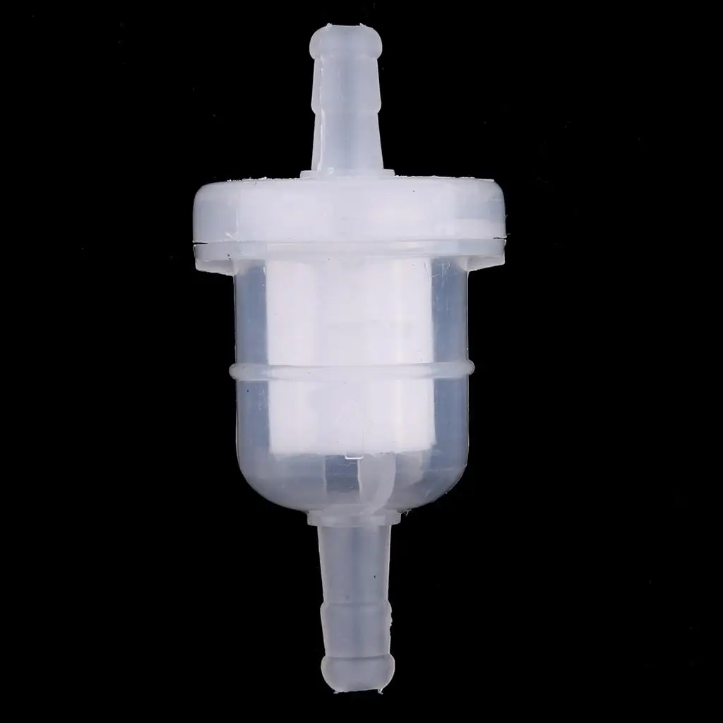 10 Gasoline Inline Fuel Filter Motorcycle Part Fit 6mm Fuel Pipes