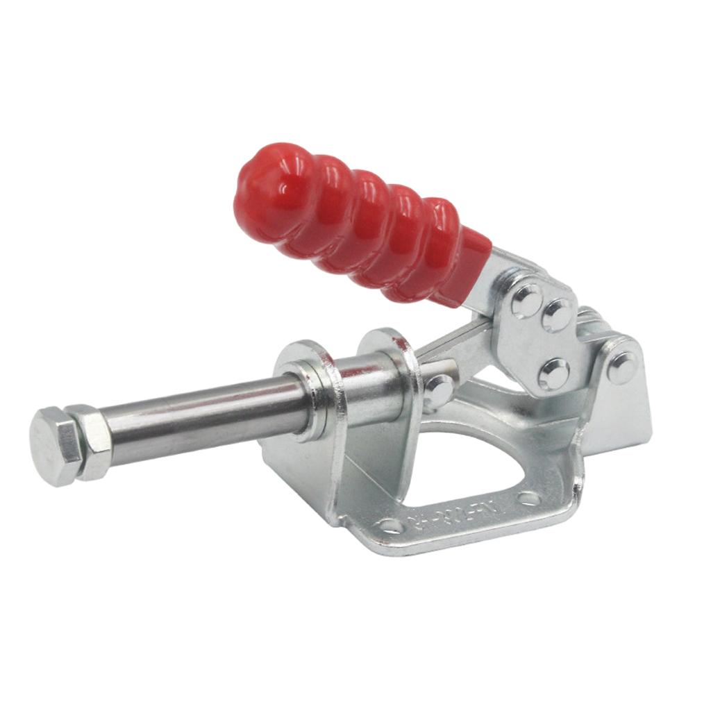 Adjustable Toggle Clamp, Quick Release Anti-Slip 32mm Stroke Hand Tool Toggle Latch Horizontal Clamp for Woodworking Welding