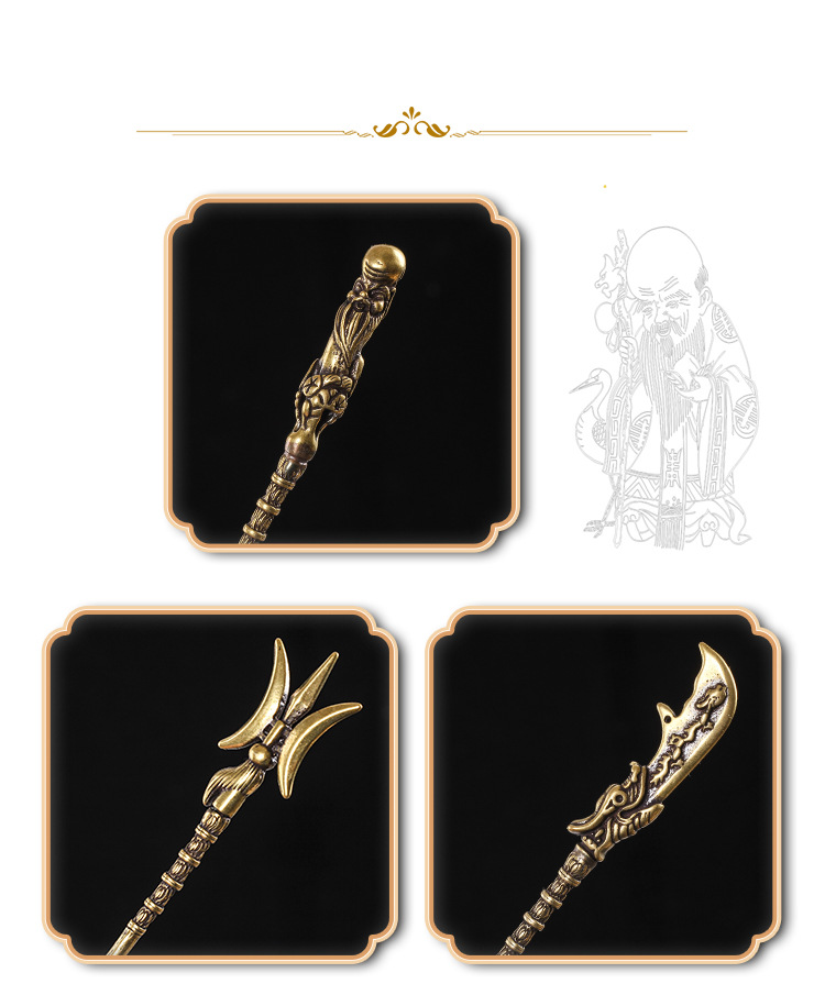 Brass Cigar Drill Dredge Needle Cigar Pass Needle Engraved Cigar Needle Drill Cigar Knife Cigar Holder Cigar Smoking Accessories