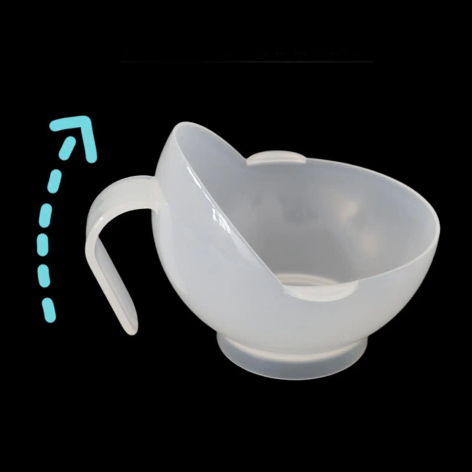 Spill Proof Scoop Bowl Adaptive Equipment Spill Proof Adaptive Bowl Bowl with Suction Cup Base Adults Elderly