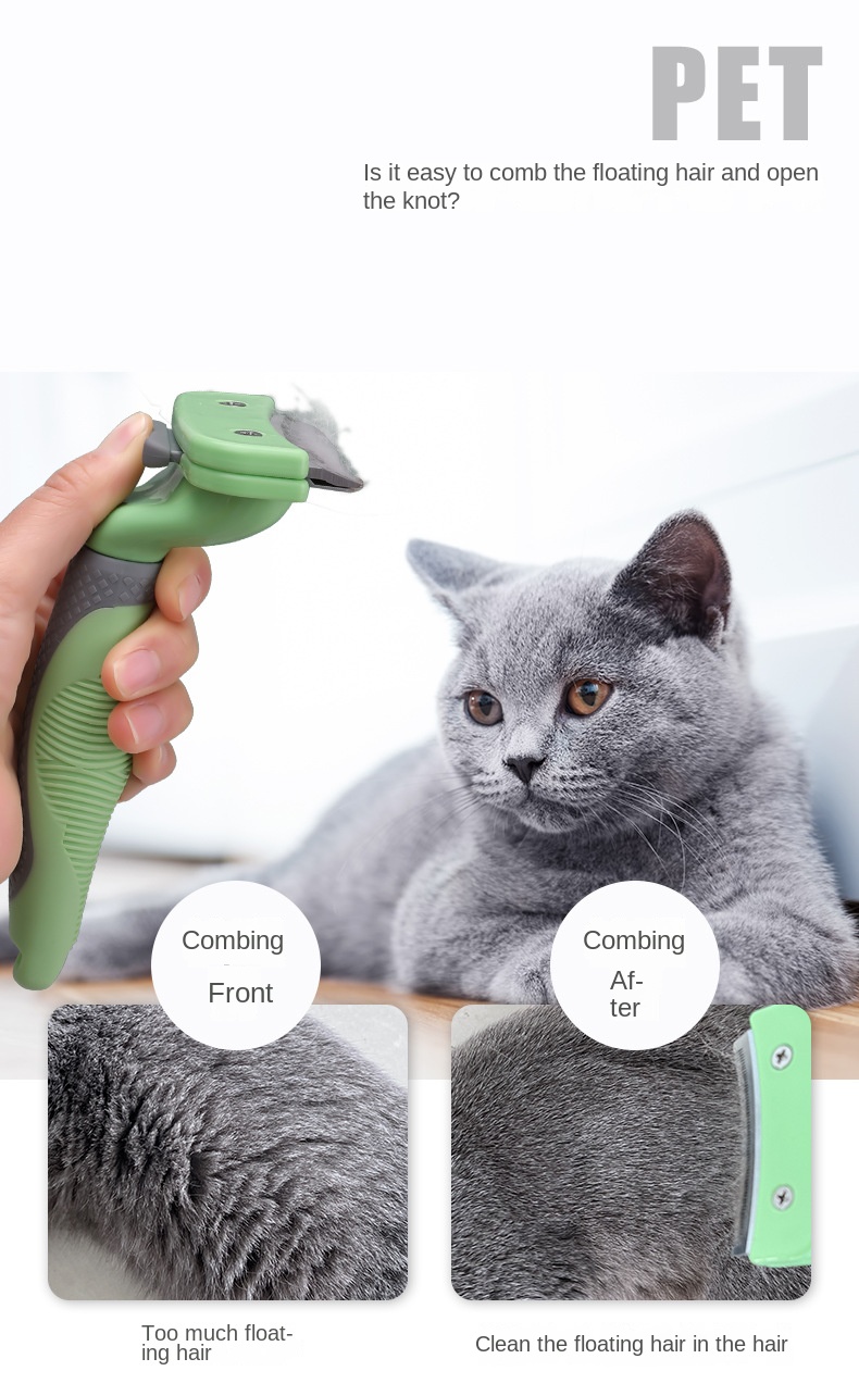 Furmins for Cat Dog Pet Detachable Clipper Attachment Pet Trimmer Removal Clipper Tools Combs Pet Hair Remover for Puppy Dog