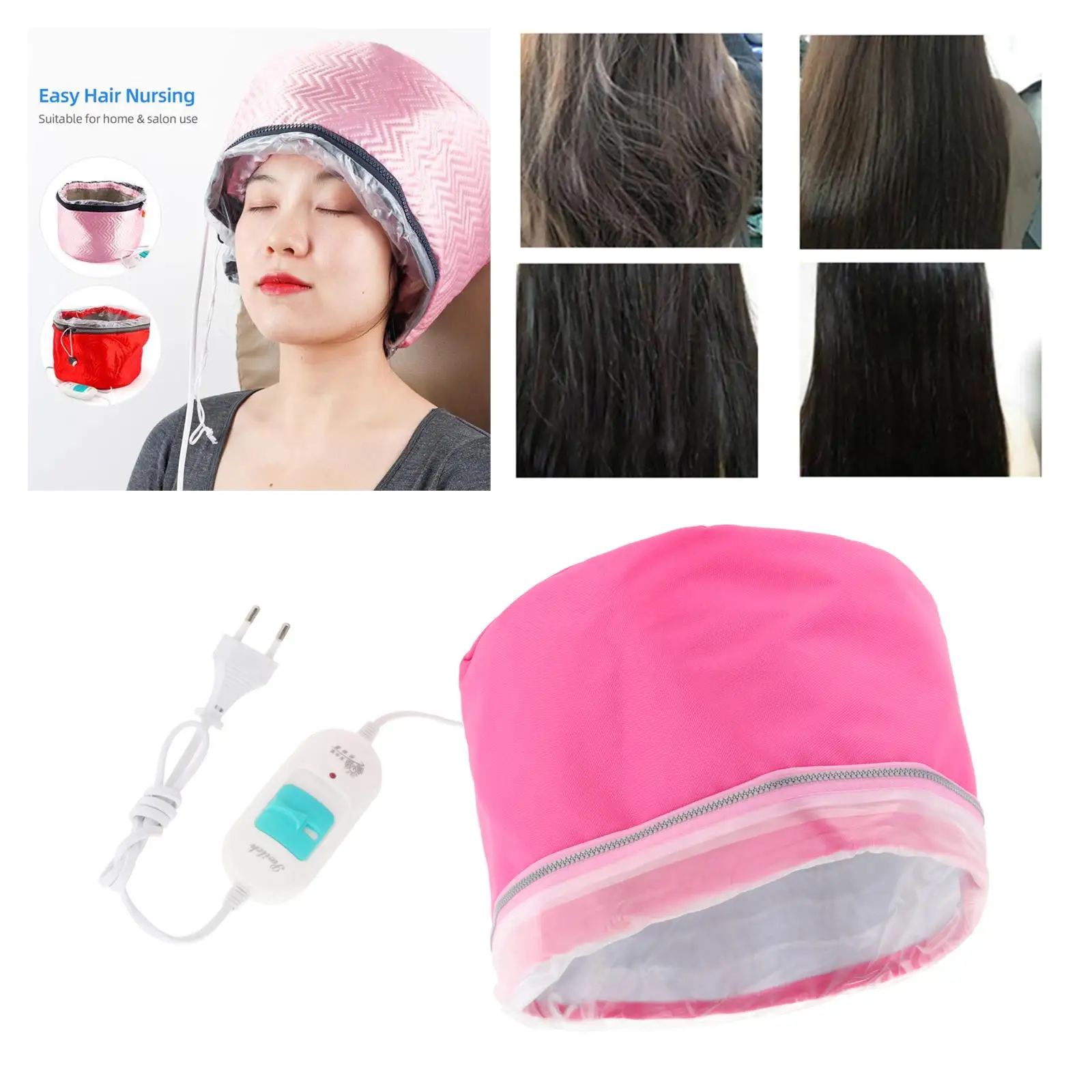Electric Hair CAPs 220V Portable Scalp Treatment for Home Use  Heating CAPs Baking Oil CAPs Intelligent Protection