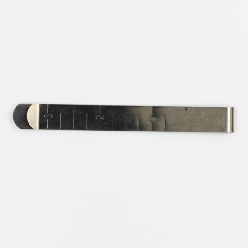 Edelstahl Säumen Clips Metall Nähen Crimpen Clip Tuch Mess Lineal Nähen Nähen Quilten Lineal Werkzeuge – Detail 4