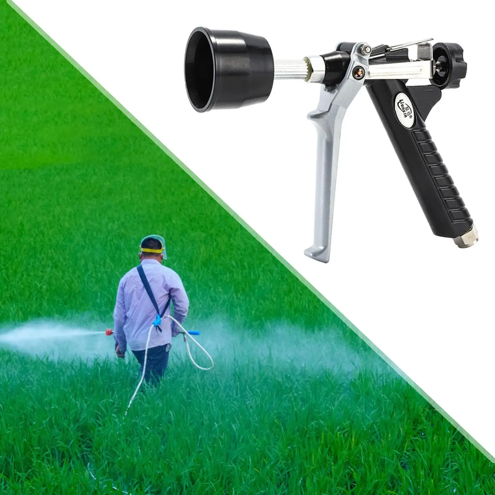 Garden Irrigation High Pressure Hose Nozzle Head Accessories Multifunctional
