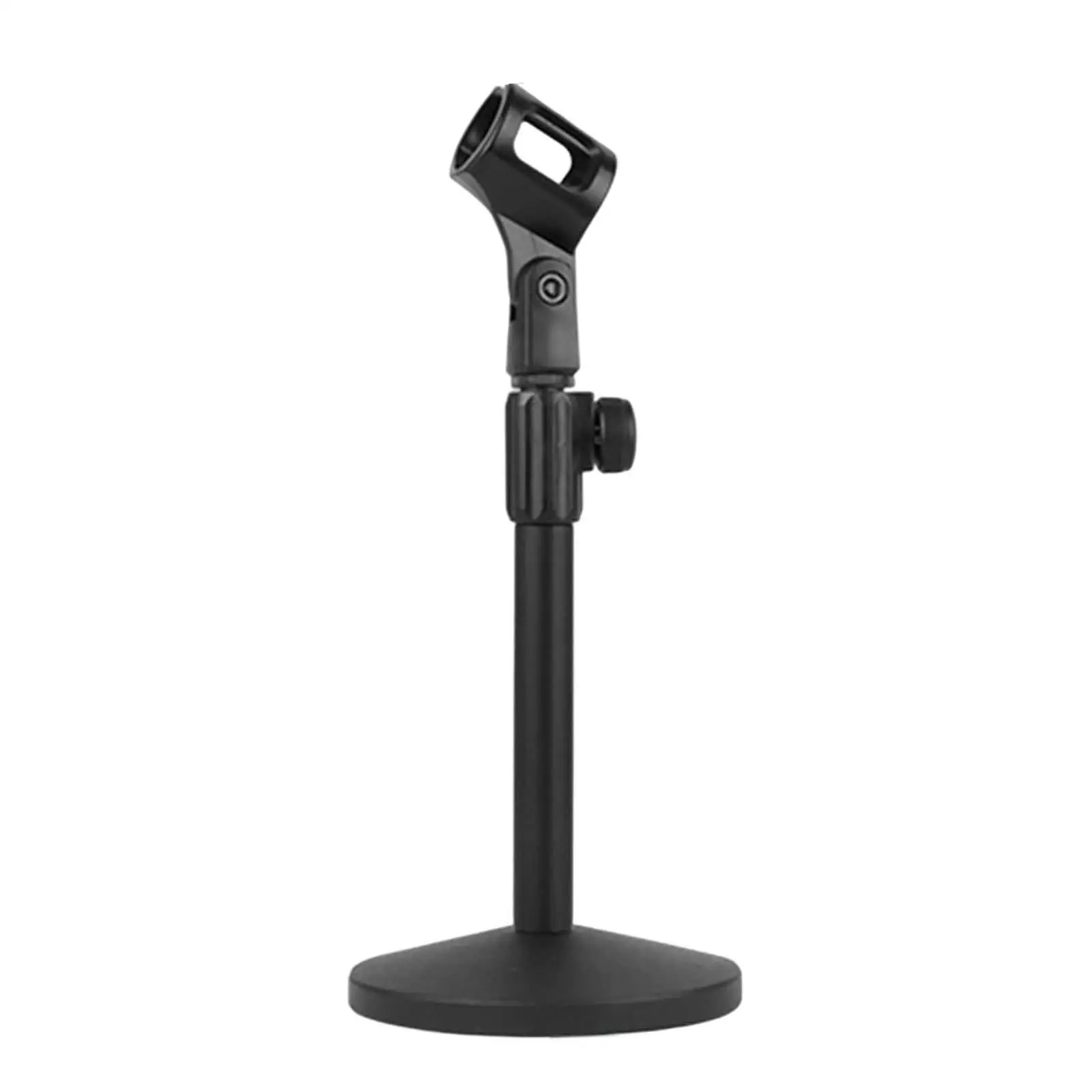 Adjustable Table Mic Stand Portable Durable Metal Desktop Microphone Stand for Concert Singing Conference Home Acoustic Screen