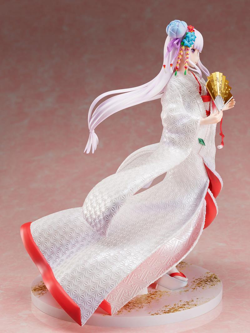 Фигурки из ПВХ F:NEX оригинальные: Re:Zero Emilia Shi Ro Mu Ku, 26 см, аниме,  модели игрушек, фигурки, коллекционная кукла, подарок | AliExpress