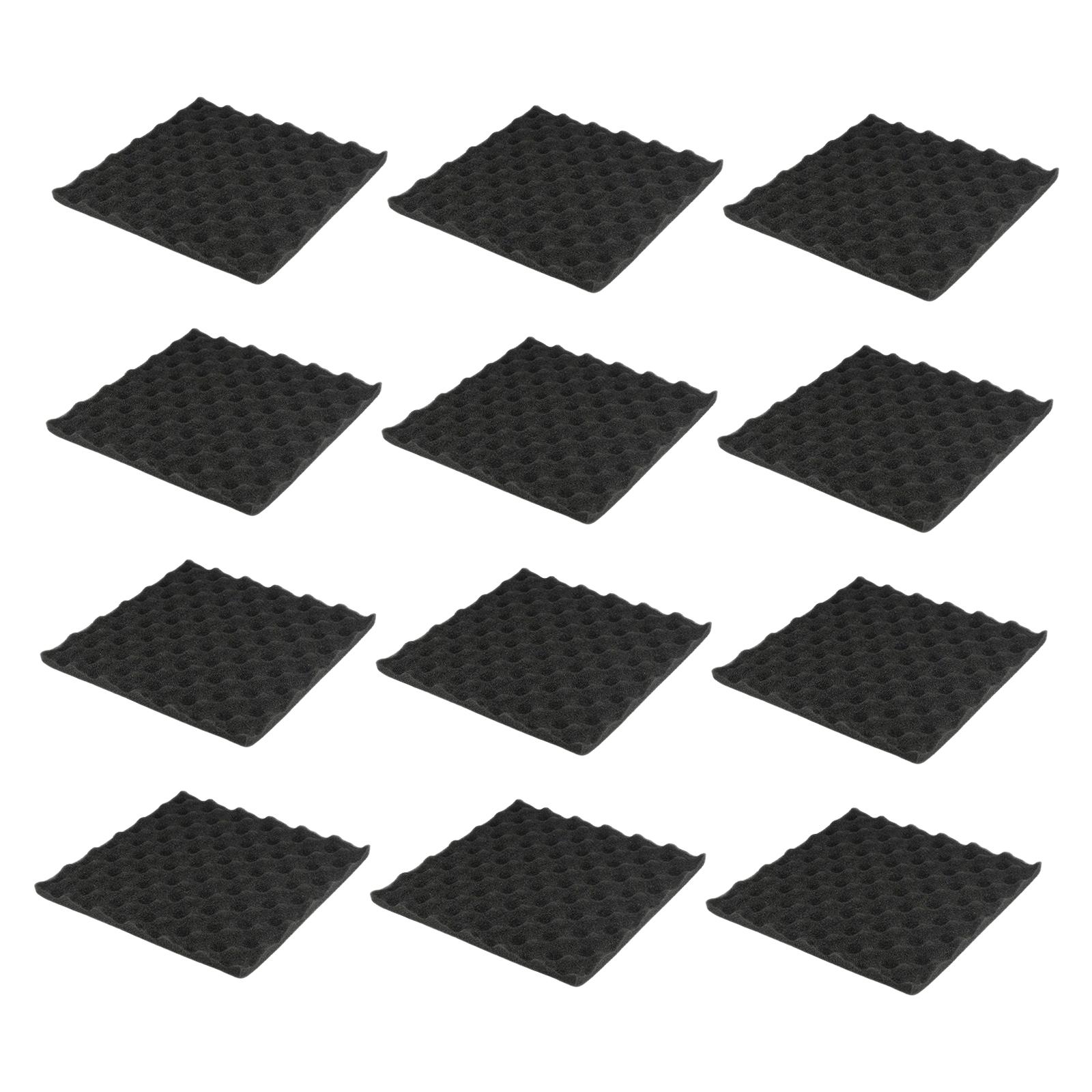 12x Soundproof Sound Background Foam Acoustic Foam for Home Office