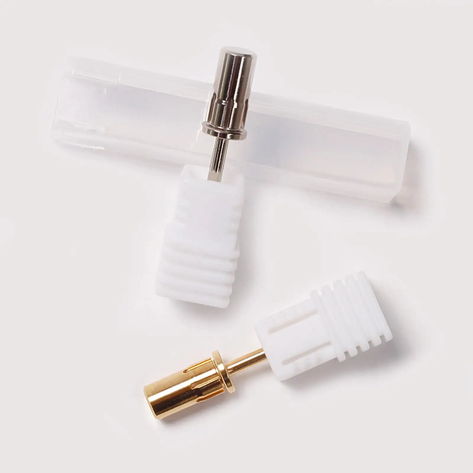 Nail Drill Bit Professional Nail Drill Accessories Durable Nail Sanding Bands Shaft for Electric Nail File Acrylics Gel Nails