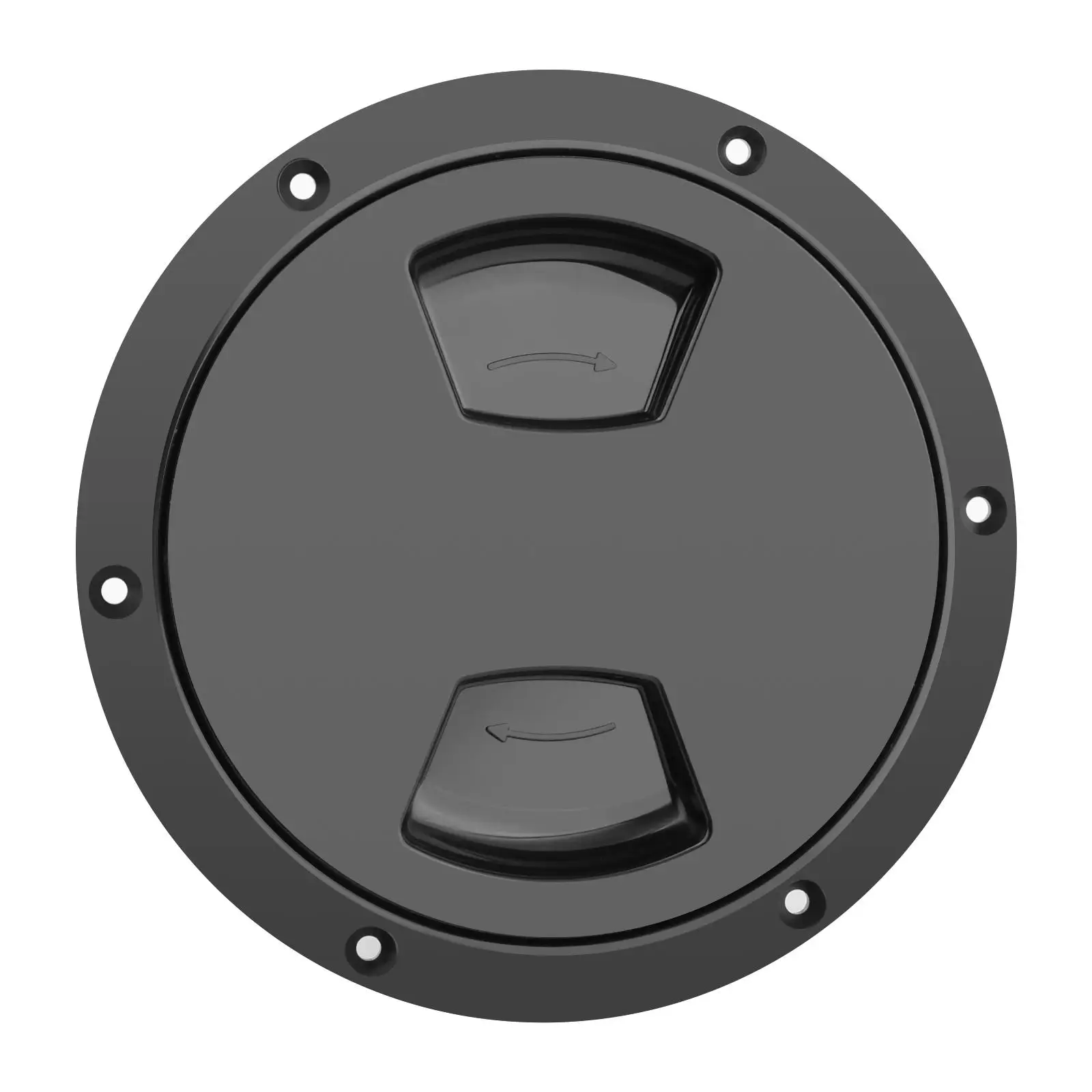 New Marine Boat Black 5inch Access Hatch Cover Twist Screw Out Deck Plate
