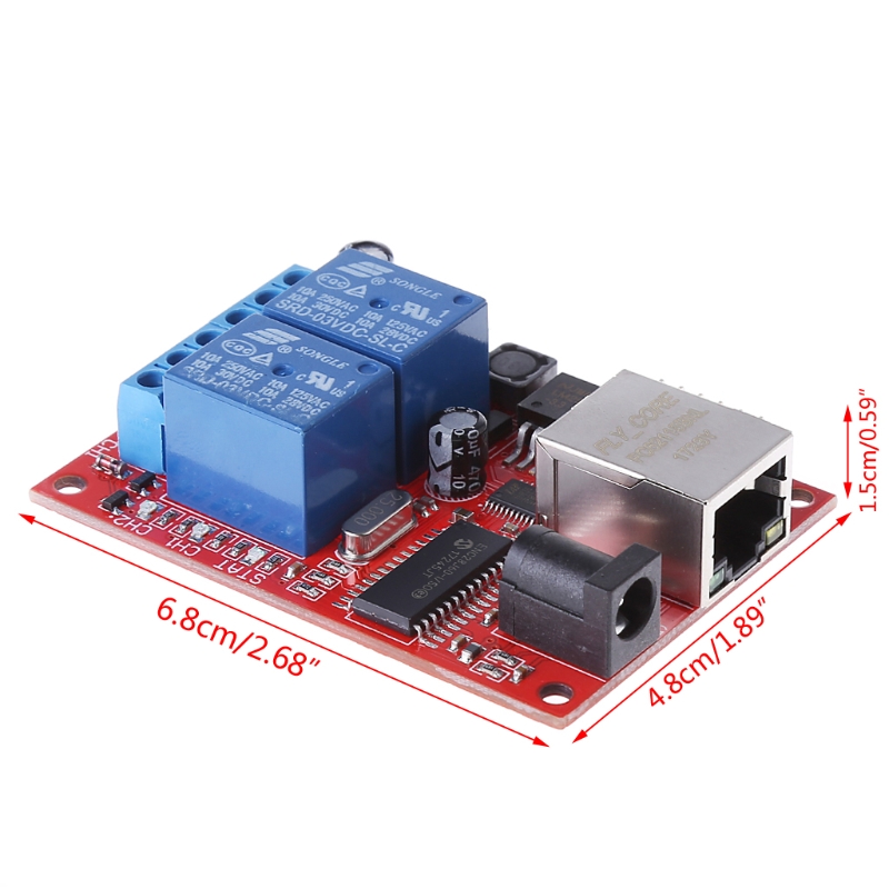 vias, módulo de controle udp, servidor de