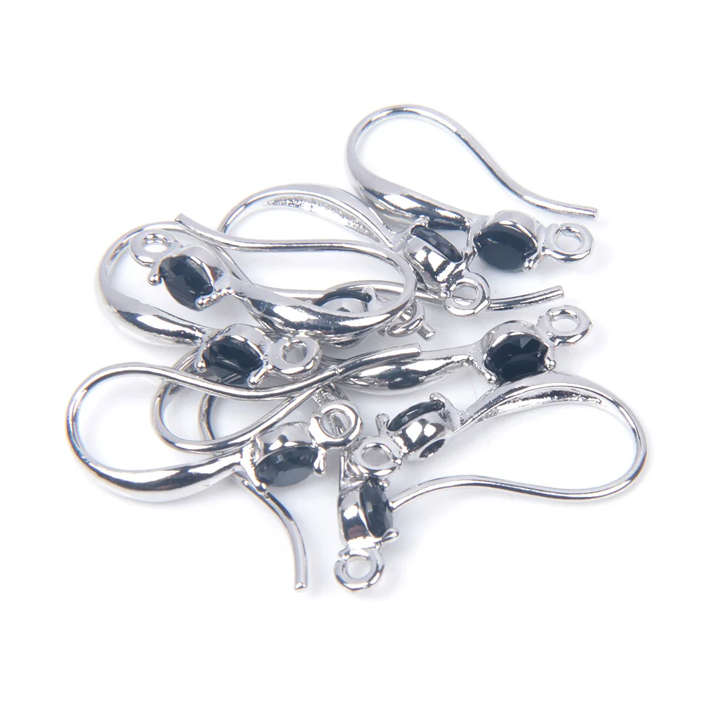 Showsang 20 Stück Schmuck Pass erreichen Nickel frei Gold Rhodiniert Kupfer, Zirkon Schmuck machen Ergebnisse DIY Ohrringe – Detail 5