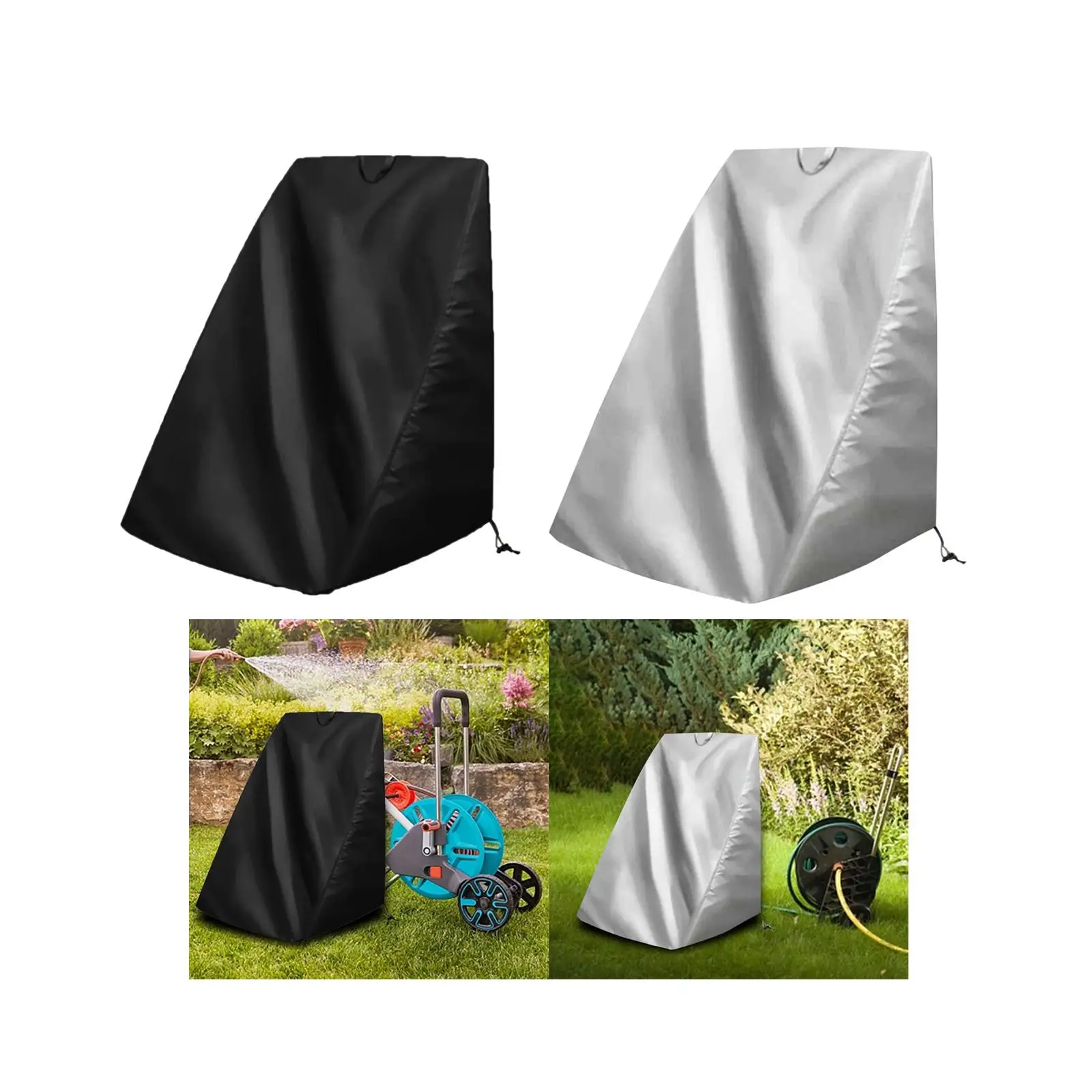 Hose Reel Covers Lawn Patio Accs Hose Reel Cart Cover for Hose Reel Holder Home Rewind Hose Storage Rack Water Pipe Holder Stand
