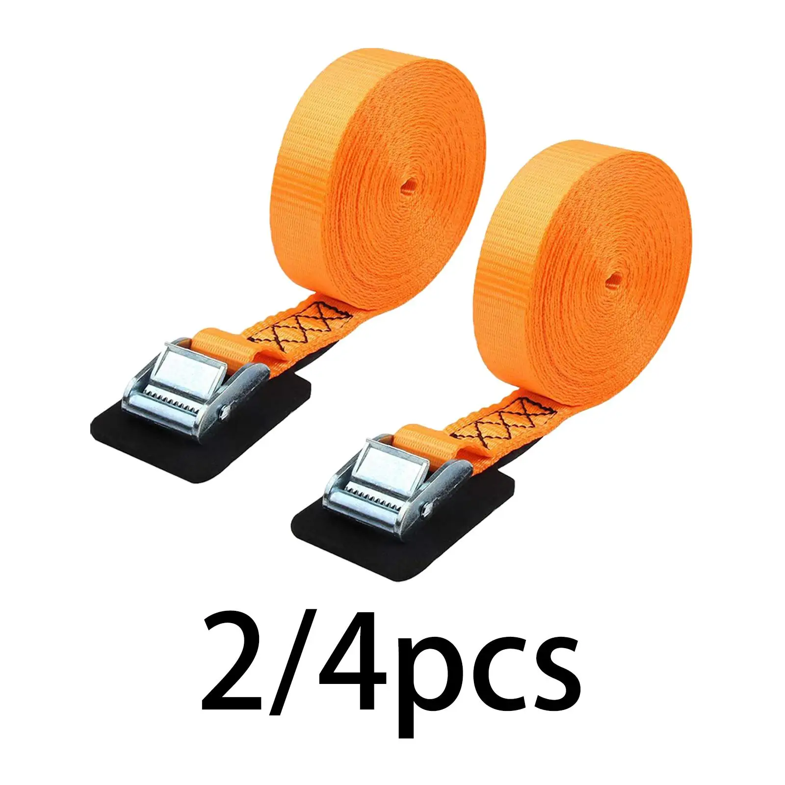 Orange  Straps Lashing Straps 6.1,2.5cm Wide Thickened   to 1000lbs Lightweight   & 