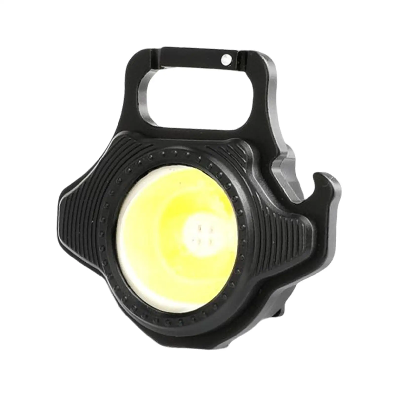 Compact LED Flashlight Bright with Folding Bracket with Magnet Base COB Keychain Torch for Auto Repairing Night Running Working