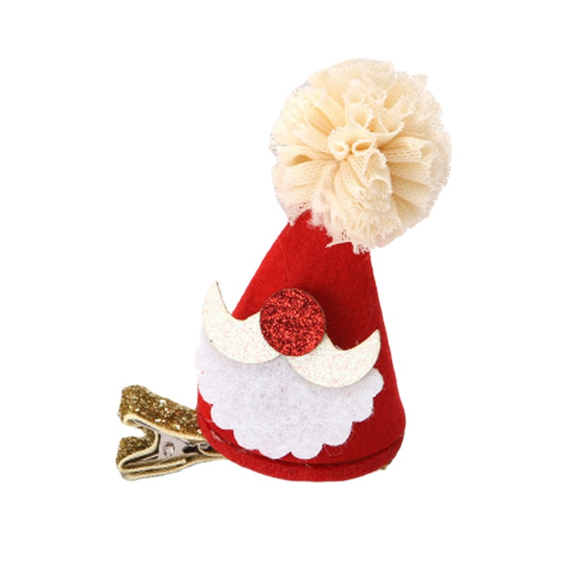 1Pc Weihnachten Erwachsene Kinder Haar Clip Santa Claus Geweih Haarnadel Clip Weihnachten Hut Geschenk Nette Haar Clip Zubehör – Detail 10