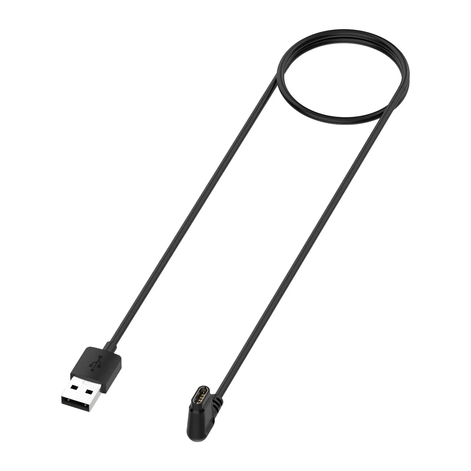 USB Charging Cable with Data Transfer 1M/3.3ft Black Replacement Charging Cord for Falcon A2029 Smartwatch Accessories