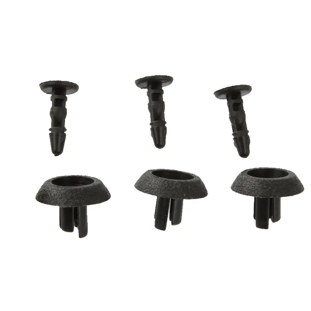 10pcs Push Type Bumper Grille Retainers Clips 90467-07211 for &