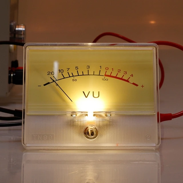 Audio Note Amplifiervu Meter Analog Sound Level Indicator With Backlight  For Audio Amplifiers