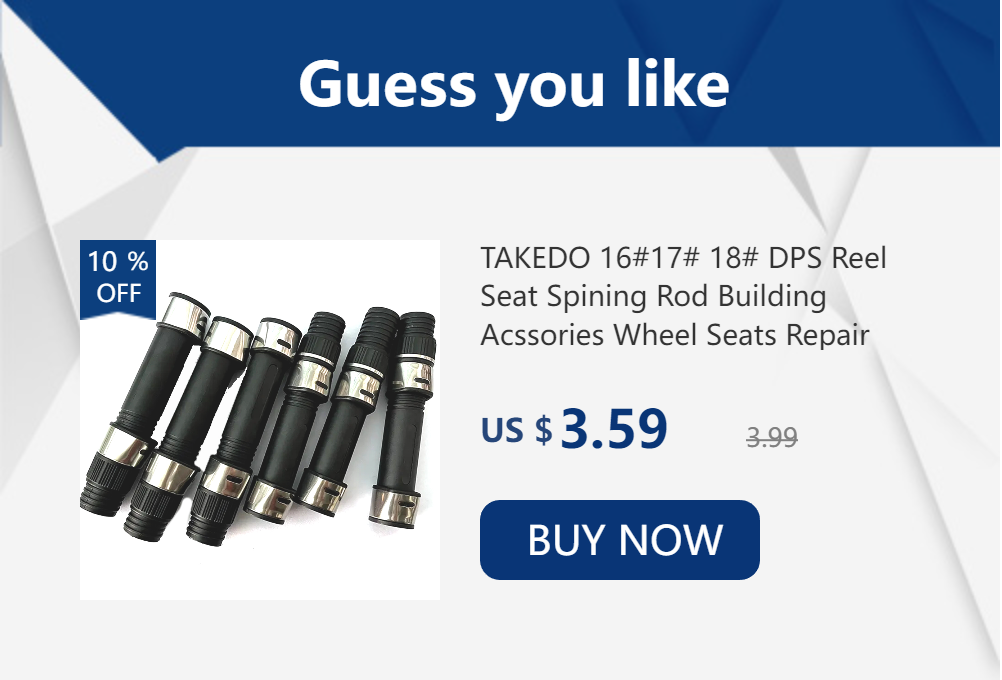 TAKEDO 16# SKTSS - LS SKSS -LS Casting Spinning Reel Seat DIY Fishing Rod Building With Aluminum / Carbon Tube Rod Spare Parts