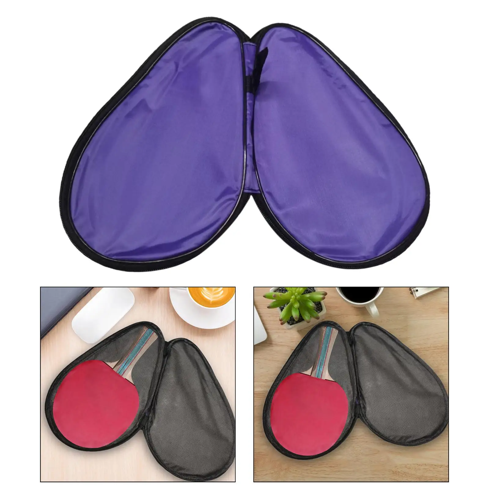 Ping Pong Case Ping Pong Paddle Cover Dust Protection Table Tennis Racket Sleeve, Table Tennis Bag for Competition Home
