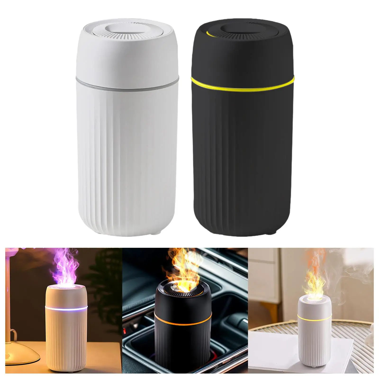 USB Aroma Diffuser Noiseless Air Diffuser 100ml Essential Oil Diffuser Quiet Desk Humidifier for SPA Room Car Office Living Room