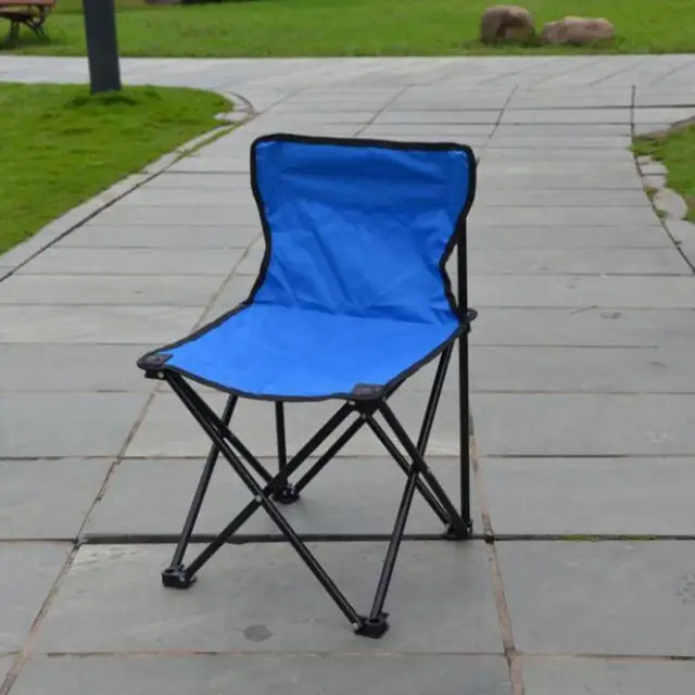 Fishing Chair Folding Camping Chair Picnic Seat With Backrest Lightweight  Portable Heavy Duty Chair For Beach Fishing Hiking BBQ
