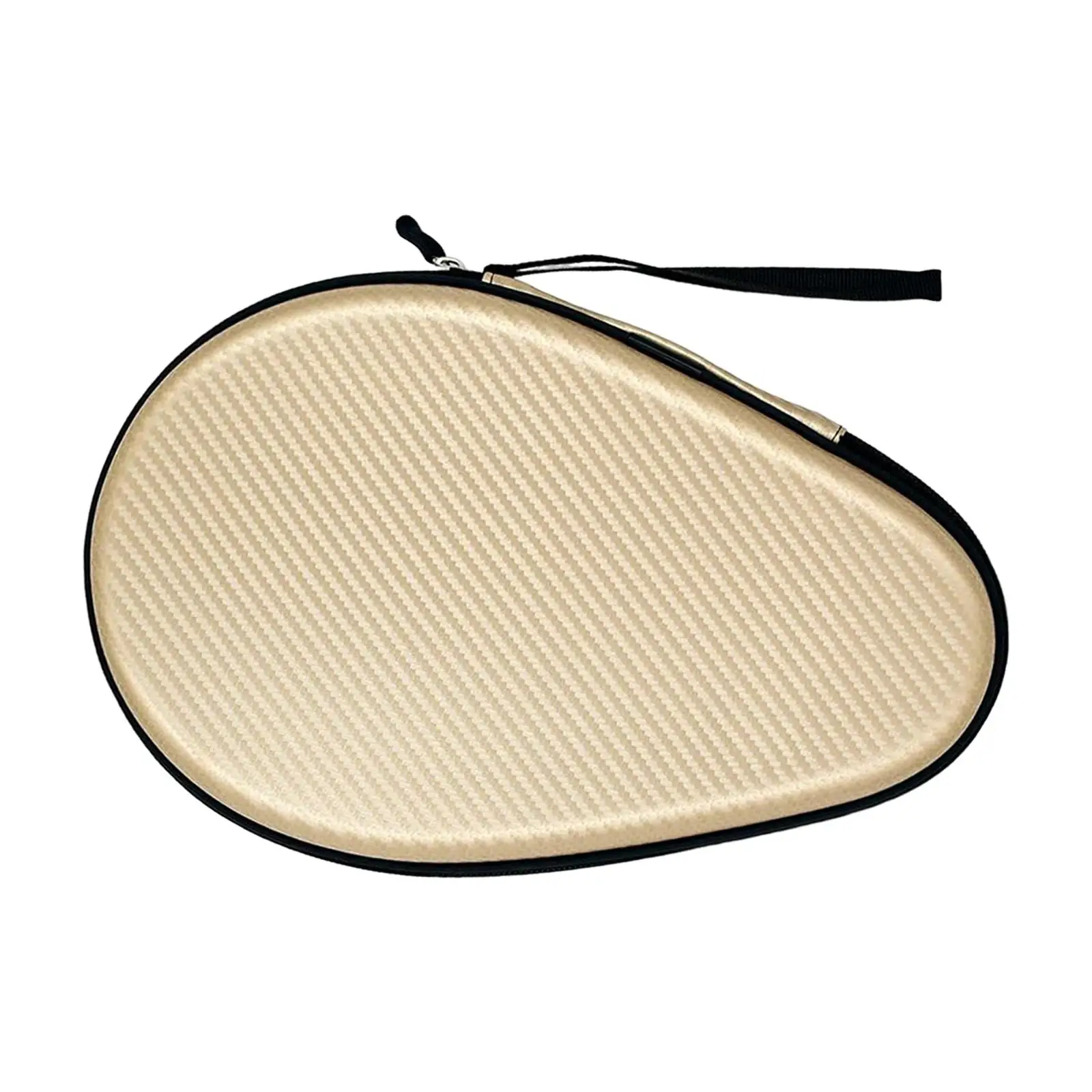 Table Tennis Racket Bag EVA Storage Case Waterproof with Zipper for Indoor