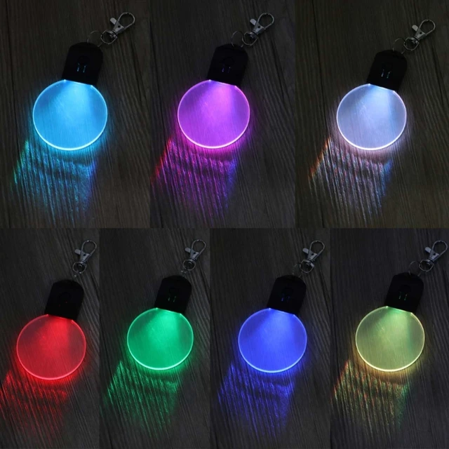 Portachiavi con luce notturna Mini portachiavi a LED luce ricaricabile per  emergenza all'aperto e uso quotidiano per bambini fascino acrilico rotondo  - AliExpress