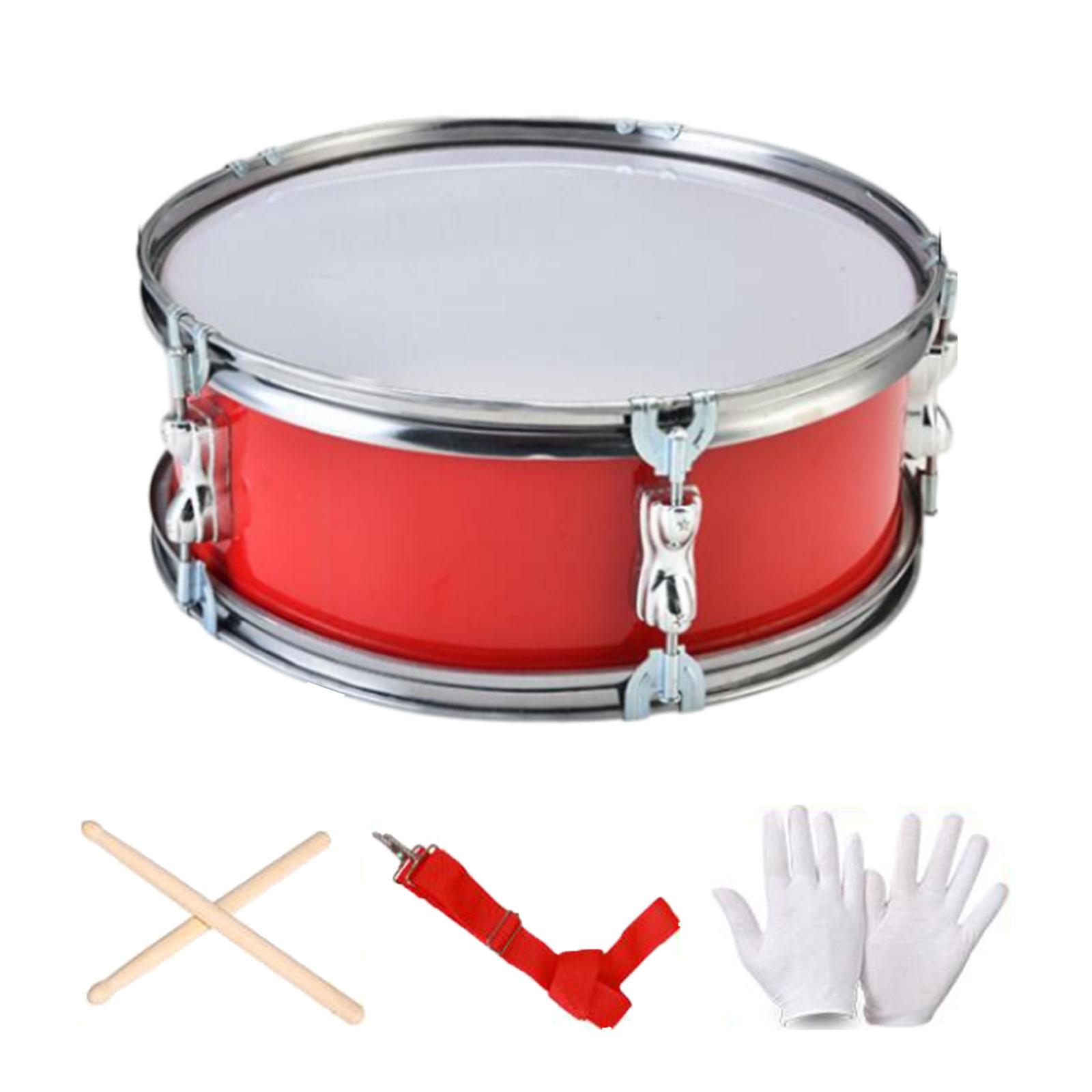 13inch Snare Drum Lightweight with Shoulder Strap Music Drums Percussion Instrument for Children Adults Boys Girls Holiday Gifts