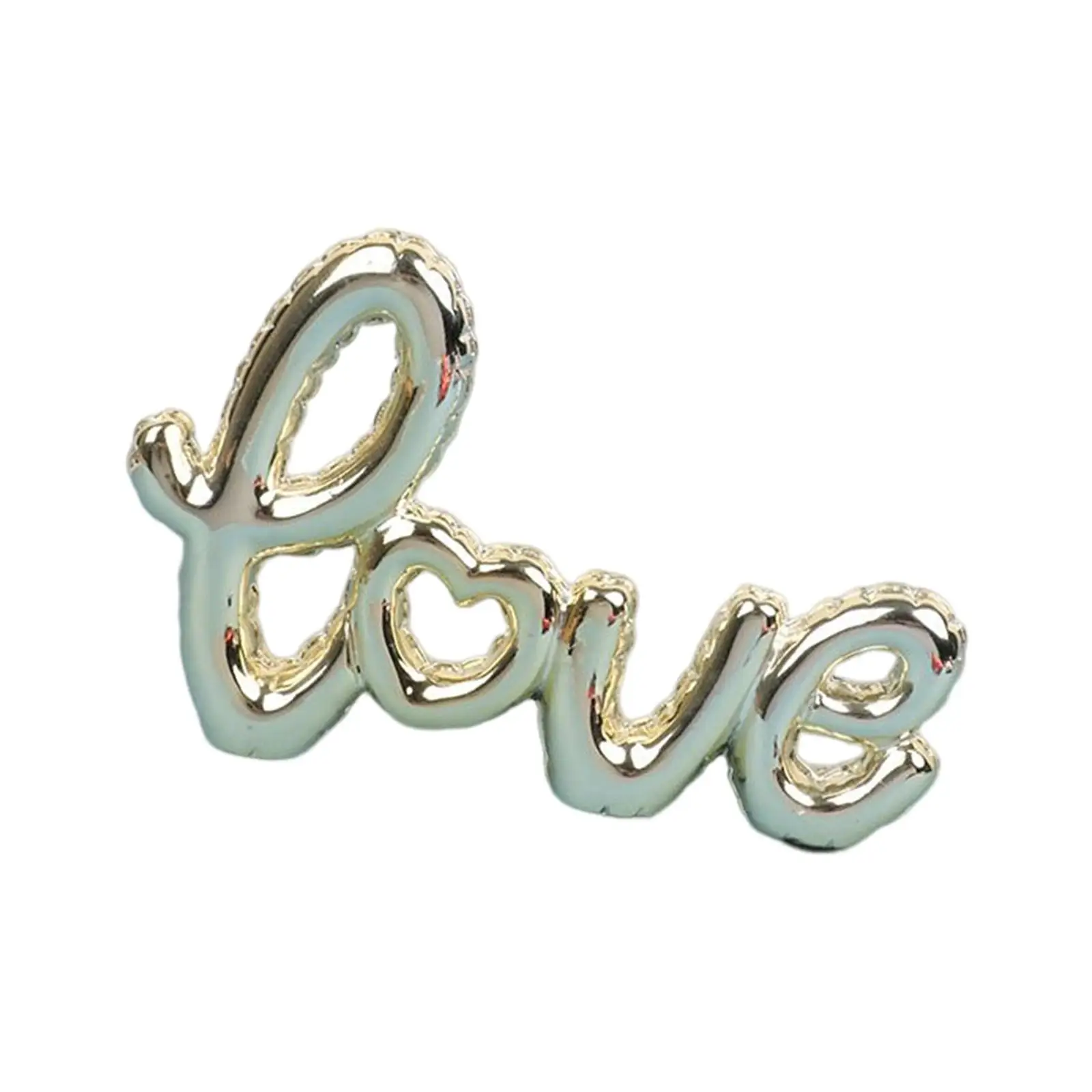 Love Sign Decoration Love Ornament Modern Art Letter Sculpture for Coffee Table Farmhouse Anniversary Party Decorations