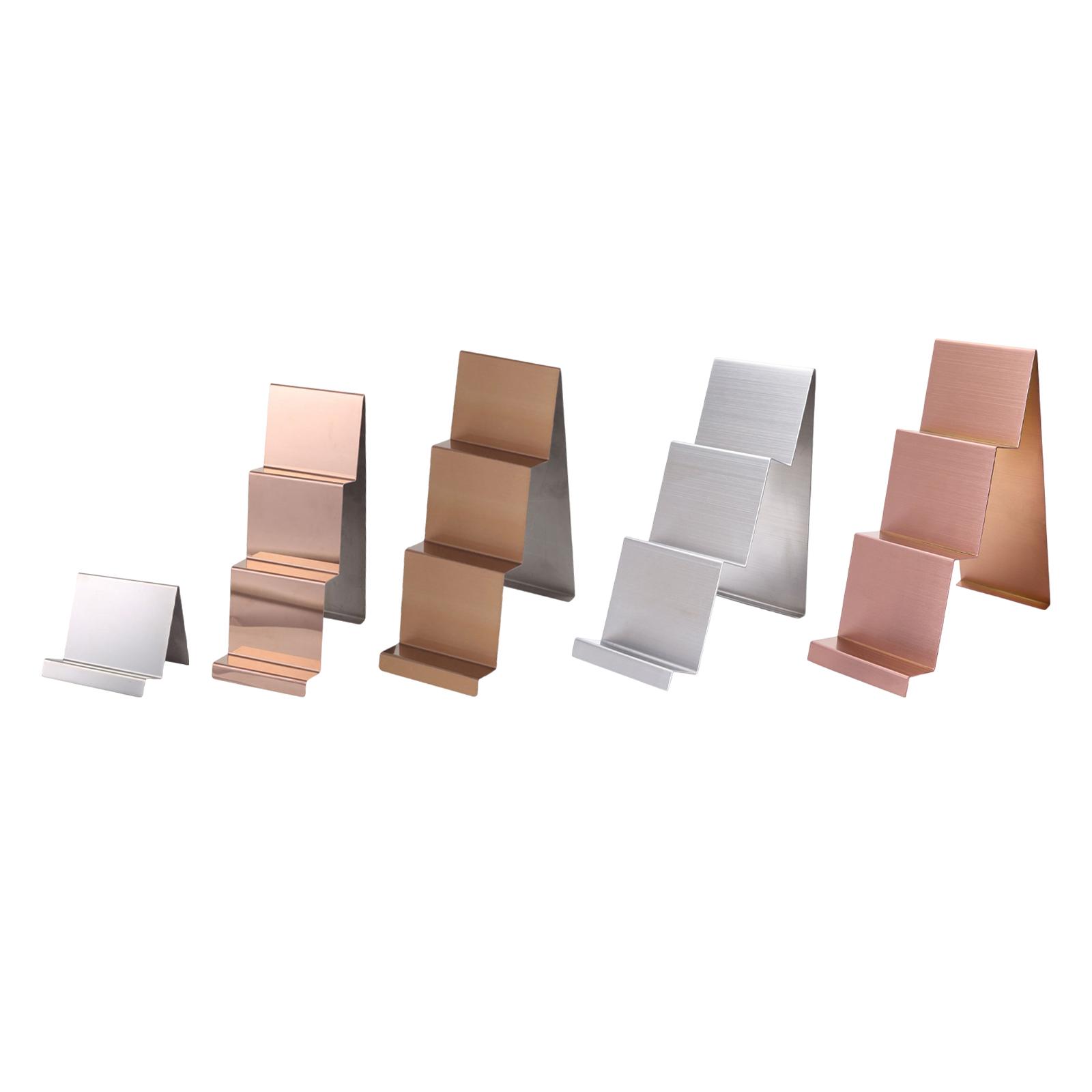 Wallet Display Stand Holder Display Racks Purse Display Stand Multi Purpose Storage Ladder Showcase Fixtures Countertop for Shop