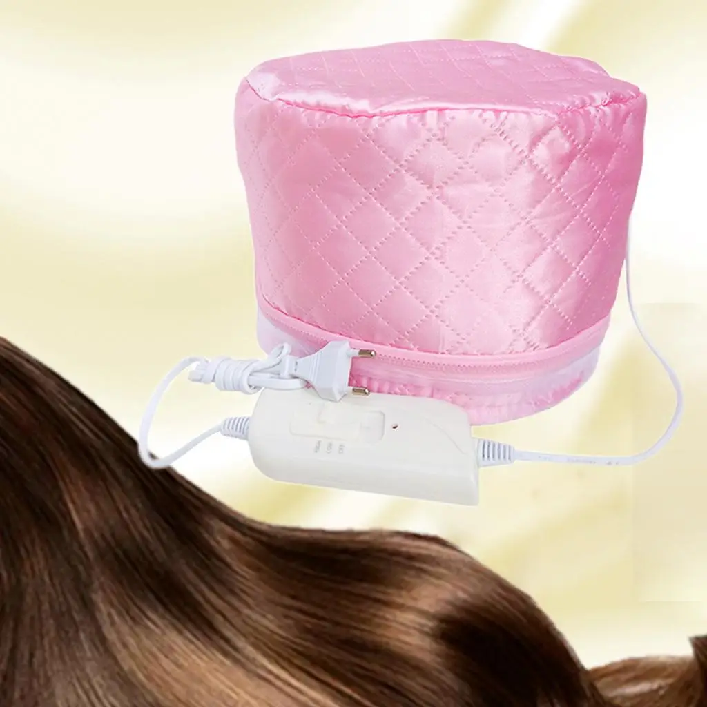 Hair Heating Hat Steamer 3-Modes Microwave for Deep Conditioning Home Salon
