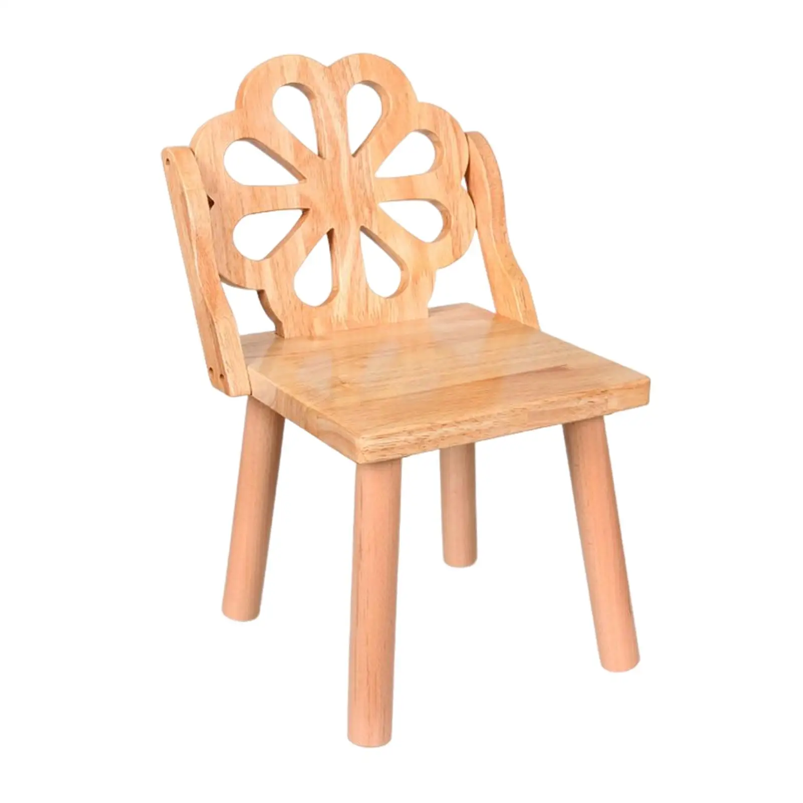 Household Removable Wooden Child Stool Heavy Duty Lightweight Durable Wood Wooden Kindergarten game for Bedside Bathroom