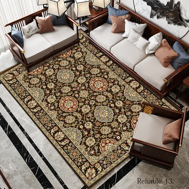 SALE 20% ! Vinyl mat, Oriental Moroccan design, Nordic design, Livingroom  mat, waterproof, kitchen mat, Beige & Bordeaux – 150X300 / 59×118 inch –  #603 –