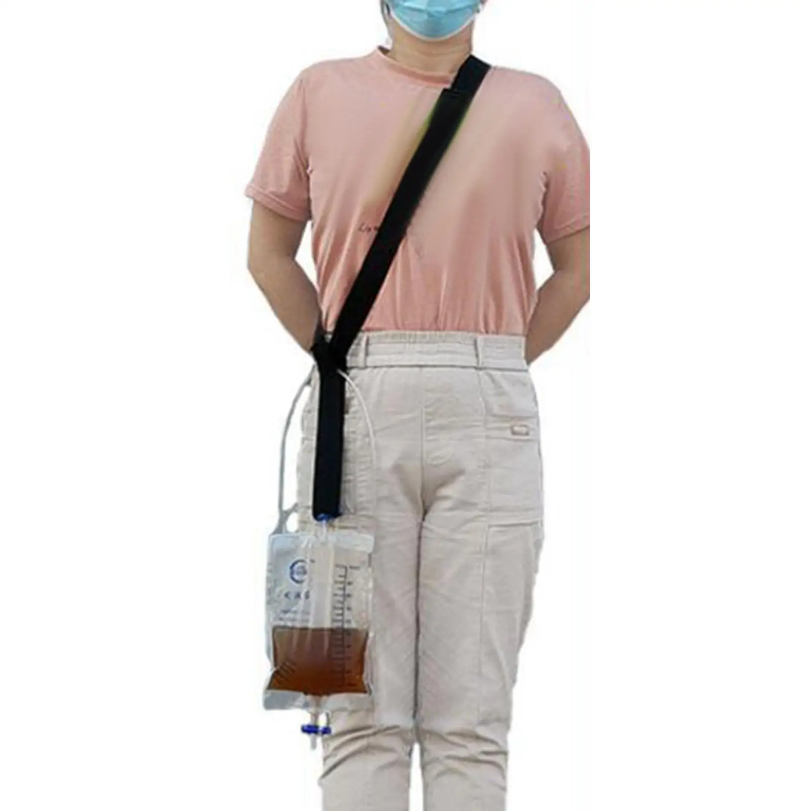 Drainage Bag Strap Drainage Anti Slip Urinary Drainage bag Drainage Bag Stabilization Device for Elderly Outdoor