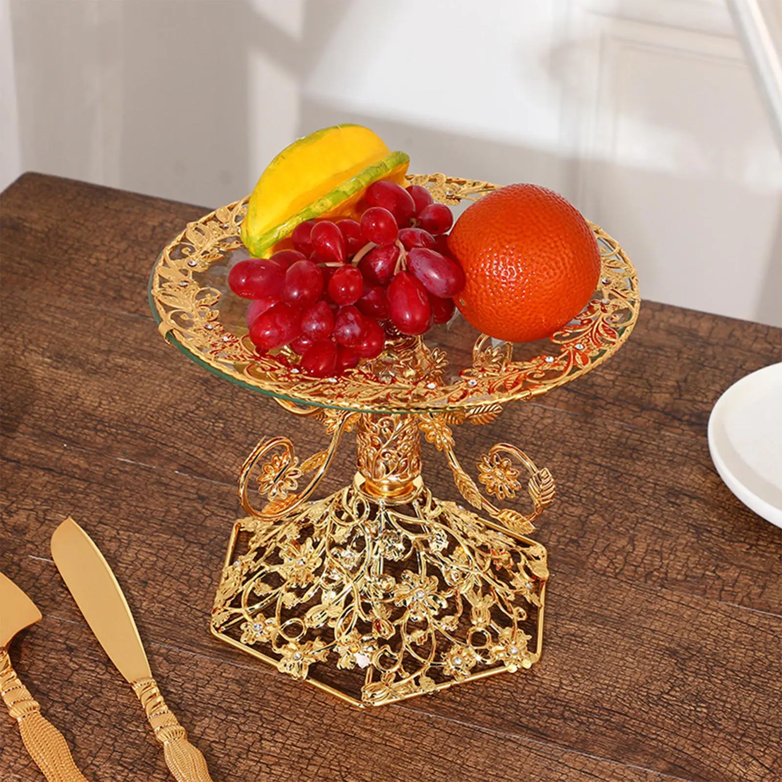 Fruit Plate Household Fruit Tray Decorative Tray Multipurpose Dessert Plate